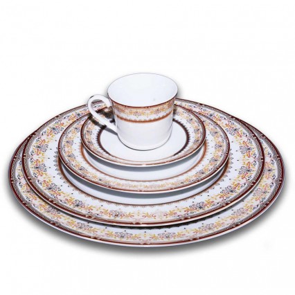 Rose Golden Design Porcelain 32 pcs